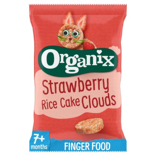 Organix Strawberry Rice Cake Clouds (40 g)