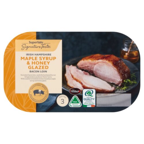 SV Signature Tastes Irish Hampshire Bacon Loin with Maple & Honey (600 g)