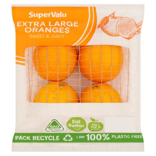 SuperValu Extra Large Oranges (4 Piece)