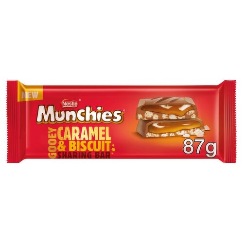 Munchies Caramel Biscuit Chocolate Block Bar (87 g)