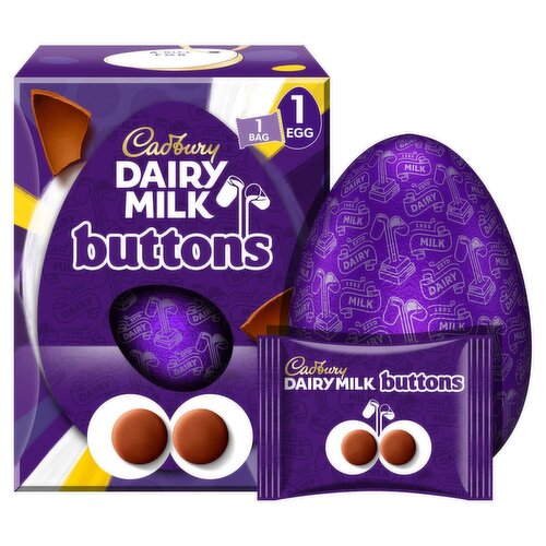 Cadbury Dairymilk Giant Button Large Easter Egg (195 g)