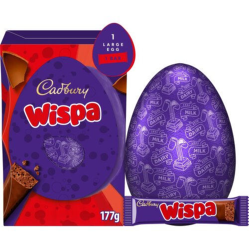Cadbury Dairy Milk Wispa Easter Egg (177 g)
