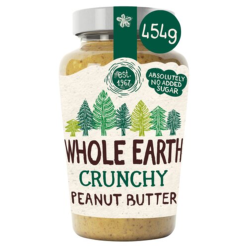 Whole Earth Crunchy Peanut Butter (454 g)