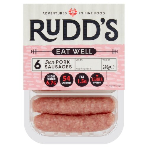 Rudds Lean Pork Sausages (240 g)