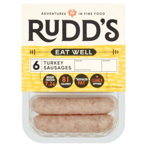 Rudds Turkey Sausages (240 g)