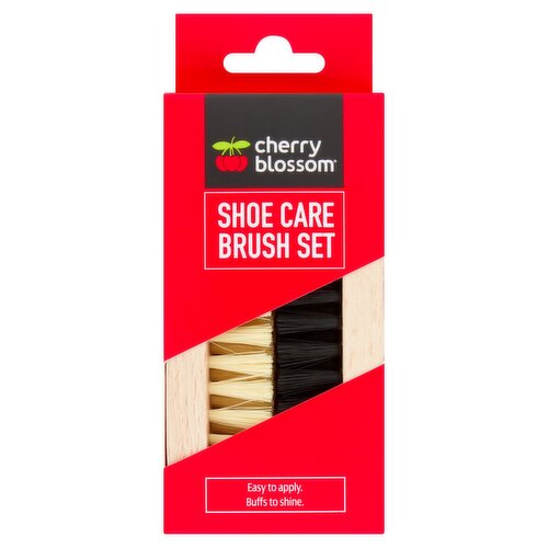 Cherry Blossom Shoe Care Brush Set (2 Piece)