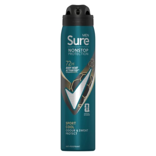 Sure For Men Antiperspirant Sport Cool Nonstop (250 ml)