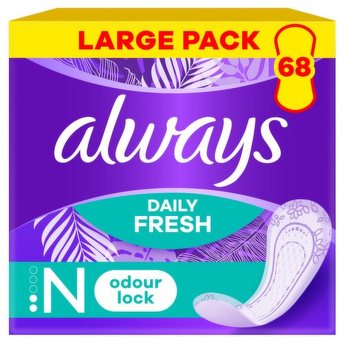 Always Dailies Liner Normal Value Pack (68 Piece)