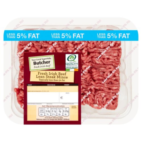 SuperValu Fresh Irish Extra Lean Round Steak Mince (400 g)