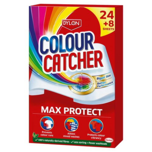 Dylon Colour Catcher Max Protect 24+8 Pack (1 Piece)