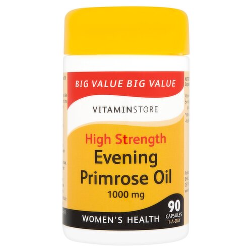 Vitamin Store High Strength Evening Primrose Oil Women's Health 90 Capsules (90 Piece)