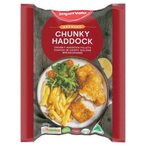 SuperValu Breaded Chunky Haddock Fillets (500 g)