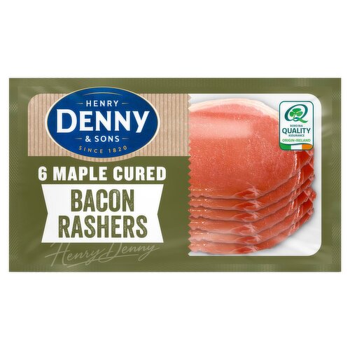 Denny Maple Cured Rashers 6 Pack (180 g)