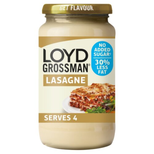 Loyd Grossman 30% Red Fat White Lasagne Sauce (440 g)