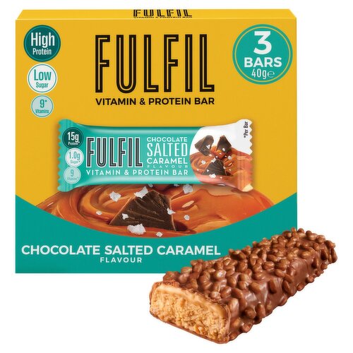 Fulfil Chocolate Salted Caramel 3 Pack Multipack (40 g)