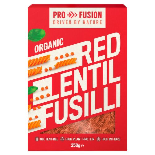 Profusion Organic Red Lentil Fusilli (250 g)