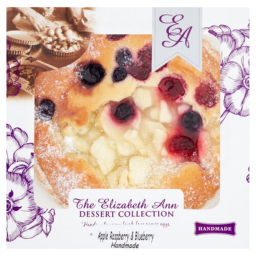 The Elizabeth Ann Dessert Collection Apple Raspberry & Blueberry Tart (450 g)