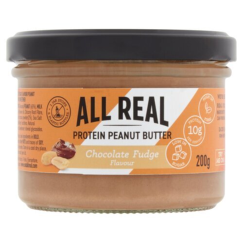All Real Protein Peanut Butter Chocolate Fudge (200 g)