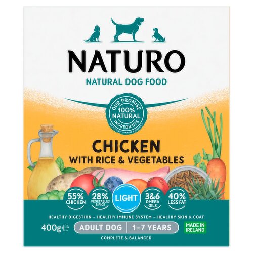 Naturo Adult Chicken Light Wet Food (400 g)