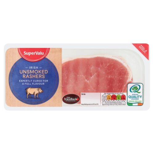 SuperValu Unsmoked Back Rasher (200 g)