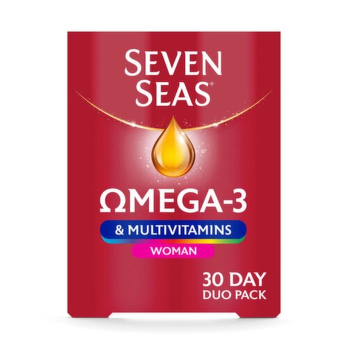 Seven Seas Omega 3 Multivitamins Woman 30+30 Caps (60 Piece)