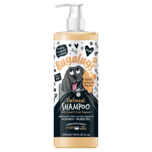 Bugalugs Oatmeal & Aloe Shampoo (500 ml)