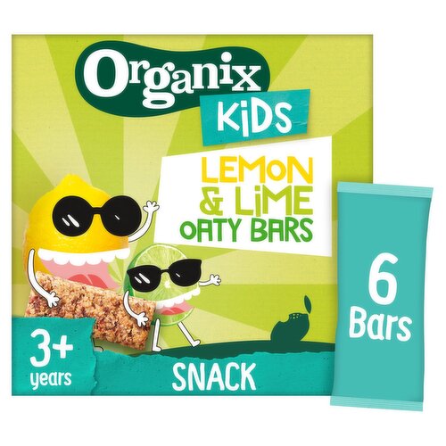 Organix Kids Luscious Lemon & Lime Oaty Bars 6 Pack (138 g)