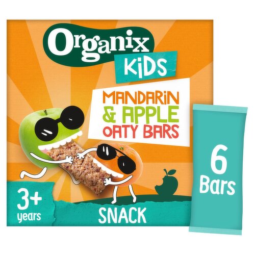 Organix Kids Marvellous Mandarin & Apple Oaty Bars 6 Pack (138 g)