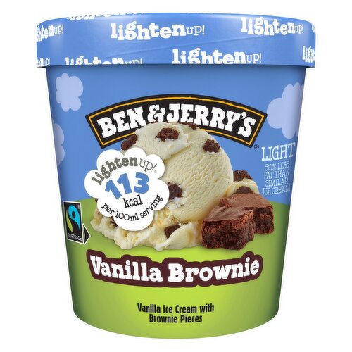 Ben & Jerry's Lighten Up Vanilla Brownie (465 ml)