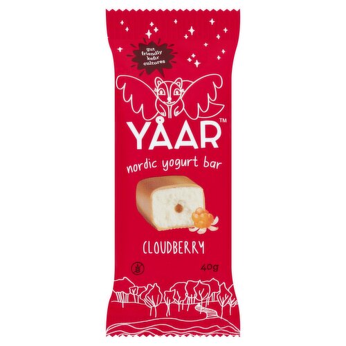 Yaar Nordic Yogurt Bar, Cloudberry & Lemon (40 g)