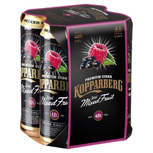 Kopparberg Mixed Fruit 4 Pack (500 ml)