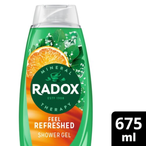 Radox Feel Refreshed Bodywash Shower Gel (675 ml)