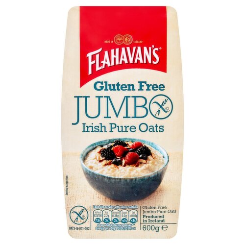 Flahavans Gluten Free Jumbo Irish Pure Oats (600 g)