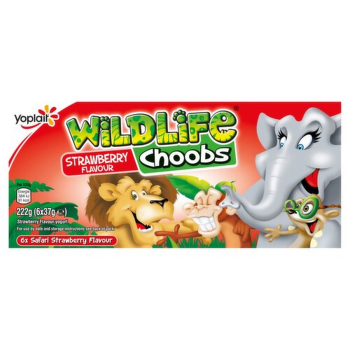 Wildlife Choobs Strawberry 6pk (37 g)