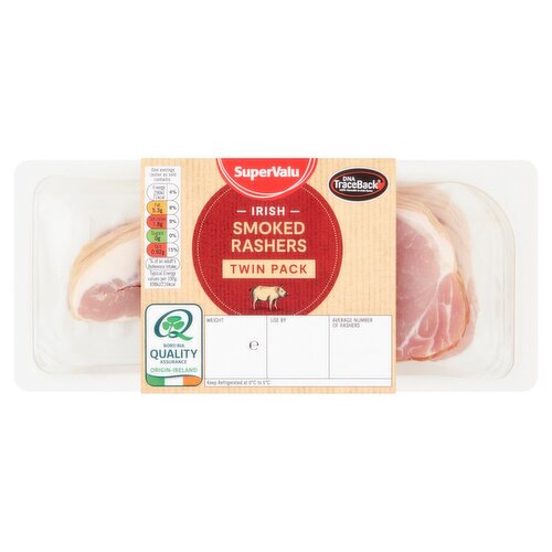 SuperValu Smoked Rasher Twin Pack (520 g)