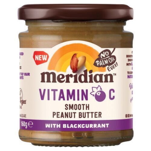 Meridian Peanut Butter Vit C Blackcurrant 160g (160 g)