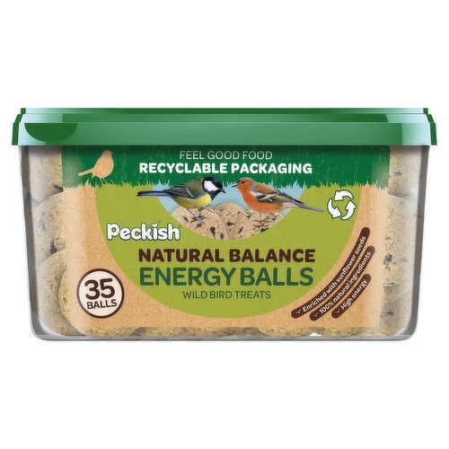 Peckish Natural Balance Energy Balls Tub (35 Piece)