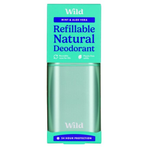 Wild For Men Mint & Aloe Vera Natural Deodorant (40 g)