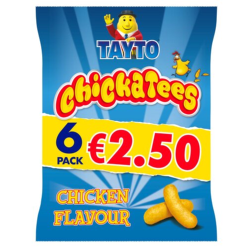 Tayto Chickatees Snacks 6 Pack (17 g)