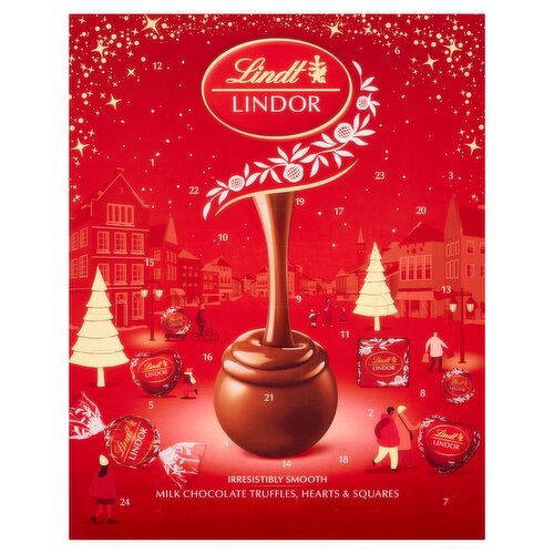 Lindt Lindor Milk Chocolate Advent Calendar (235 g)