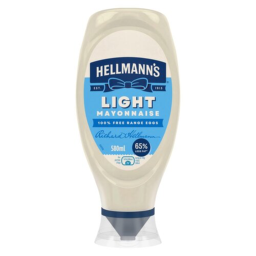 Hellmann's Light Mayonnaise Squeezy  (580 ml)