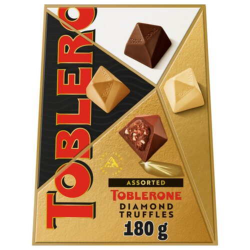 Toblerone Truffles Milk, Dark, White Chocolate Gift Box (180 g)
