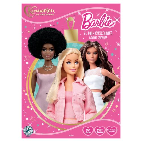 Kinnerton Foiled Advent Calendar Barbie (40 g)