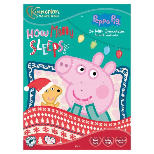 Kinnerton Foiled Advent Calendar Peppa Pig (40 g)