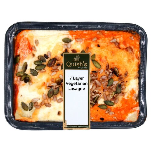 Quish's 7 Layer Vegetarian Lasagne (1 Piece)