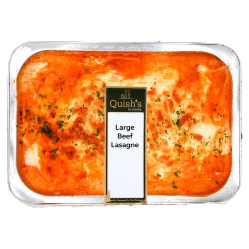 Quish's Large Beef Lasagne (1 Piece)