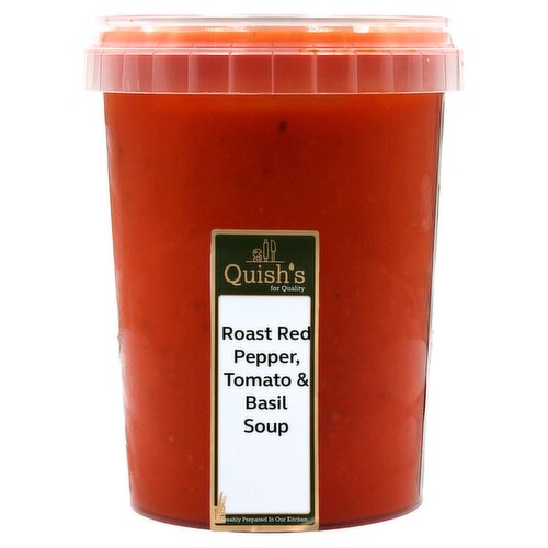 Quish's Roast Red Pepper, Tomato & Basil Soup (1 Piece)