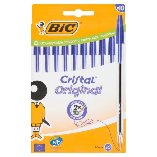 Bic Cristal Medium 10pk Blue (1 Piece)