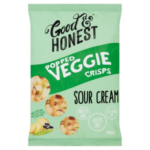 Good & Honest Sour Cream Popped Veggie Crisps (85 g)