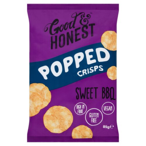 Good & Honest Popped Crisps Sweet BBQ (85 g)